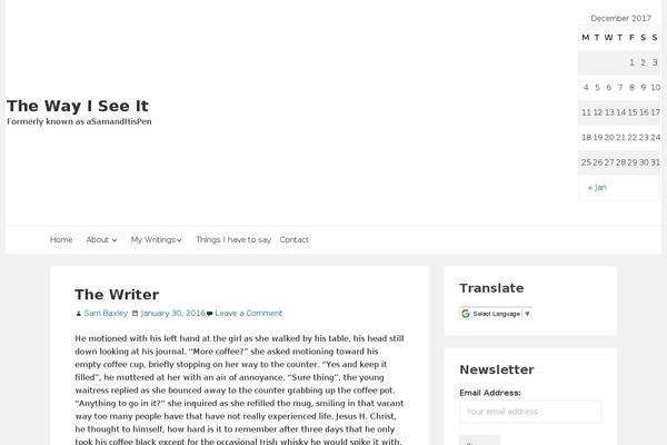 Suri theme site design template sample