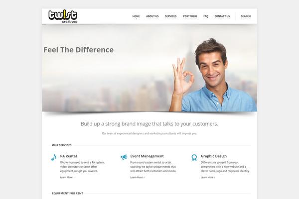 Kickstart theme site design template sample