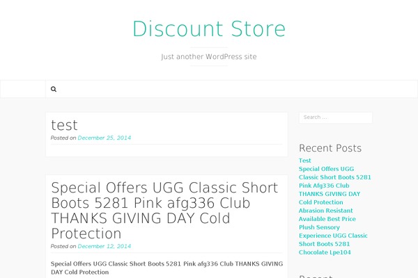 Coeur theme site design template sample