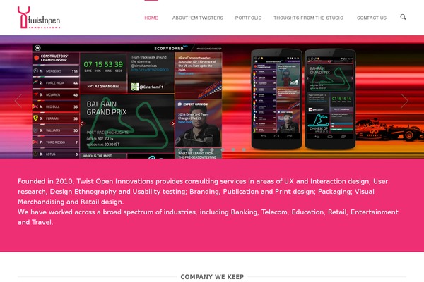 Blandes theme site design template sample