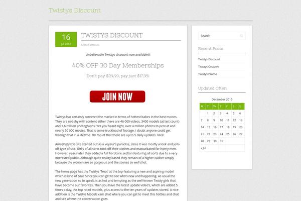 Contango theme site design template sample