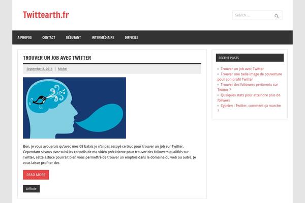 Dynamic News Lite theme site design template sample