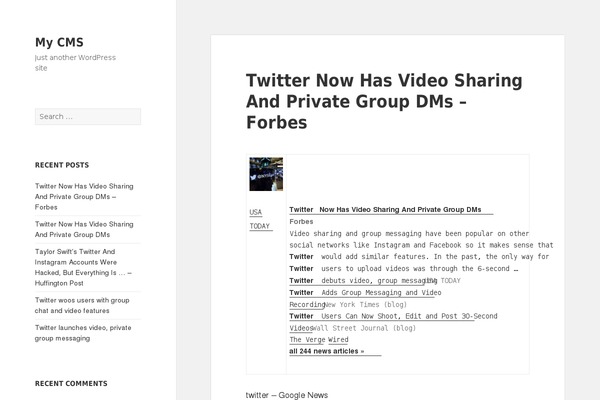 Iconic One theme site design template sample