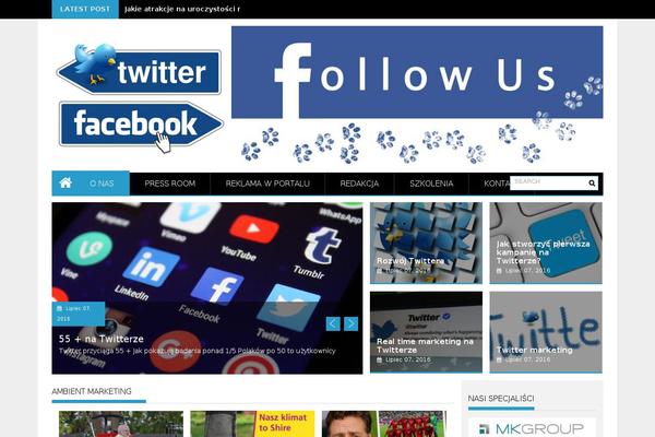 ProfitMag theme site design template sample