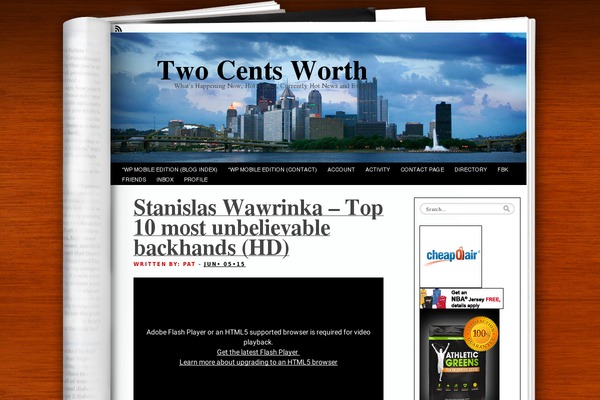 Fresh Ink Magazine theme site design template sample