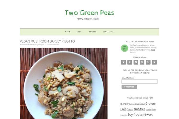 Foodie Pro theme site design template sample