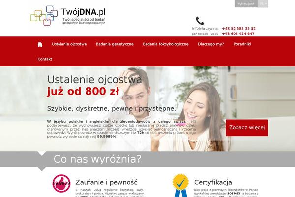 twojdna.pl site used Twojdna