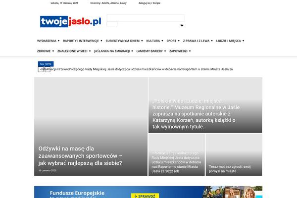 Newspaper theme site design template sample