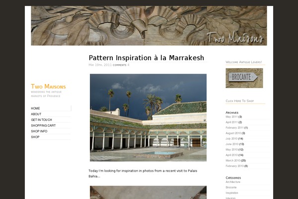 Oulipo theme site design template sample
