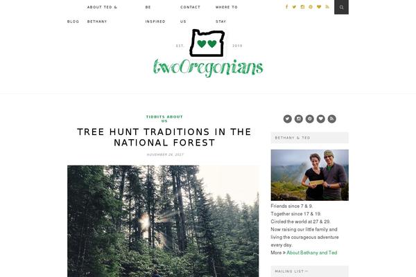 Hemlock theme site design template sample