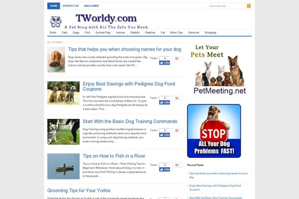 Freshlife theme site design template sample
