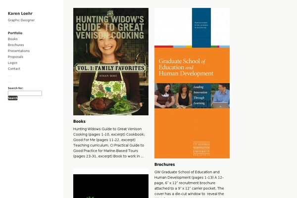 Touchfolio theme site design template sample
