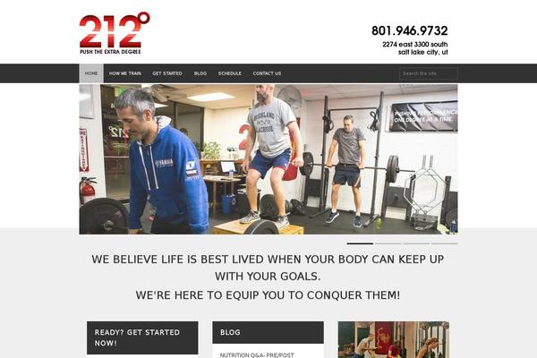 Fitness-wp theme site design template sample