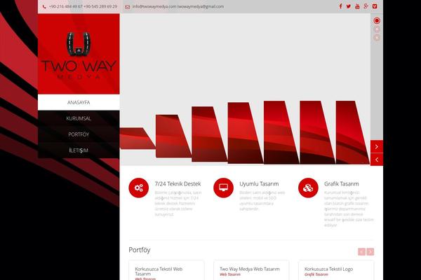 Vertikal theme site design template sample