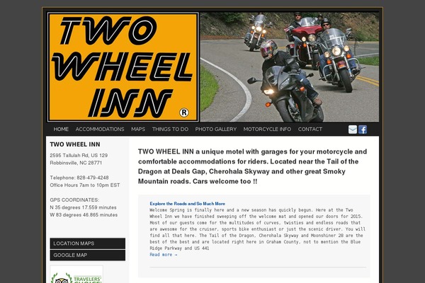 twowheelinn.com site used Weaver II pro