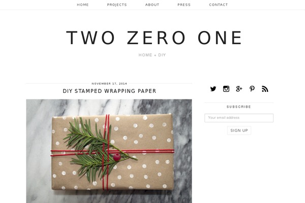 twozeroone.ca site used Polite