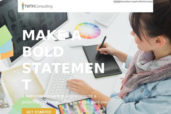 Stout theme site design template sample