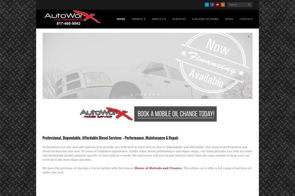 Thunder theme site design template sample