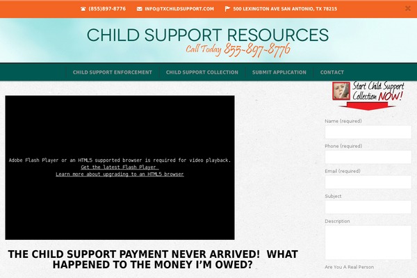 txchildsupportresources.com site used Zeitgeist