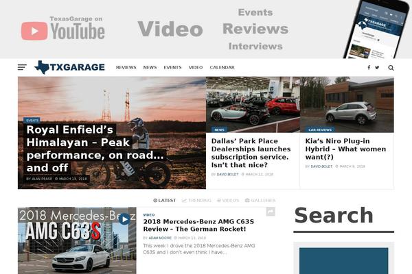 Click-mag theme site design template sample