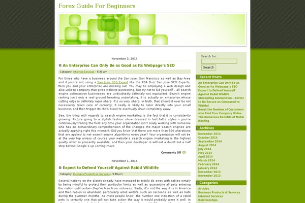 Landzilla theme site design template sample