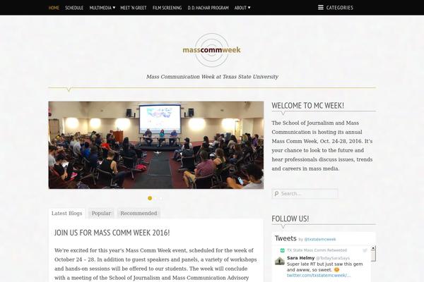 Supernova theme site design template sample