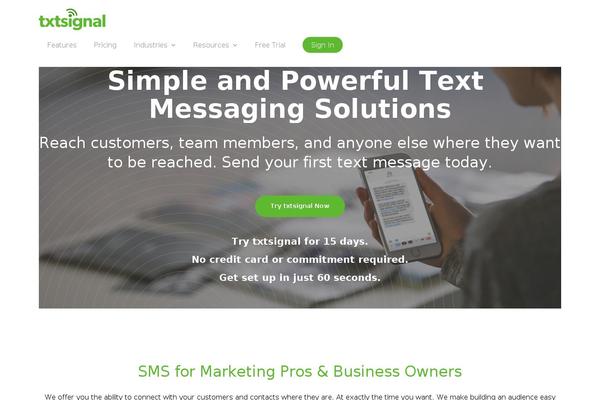 Site using Salient-social plugin