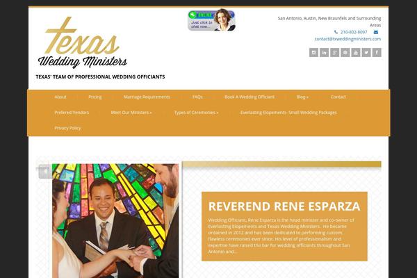 Felicity theme site design template sample