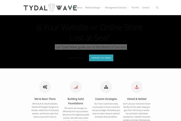 Salient theme site design template sample