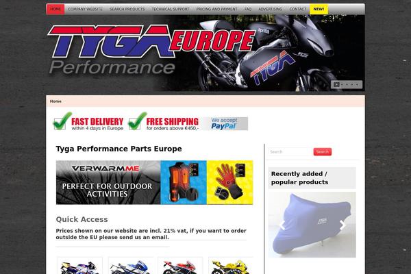 tygaeurope.com site used Simplemarket
