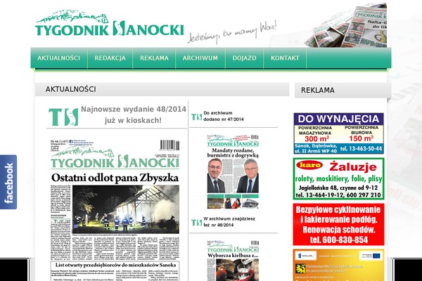 Site using Facebook Likebox Slider by ARScode plugin
