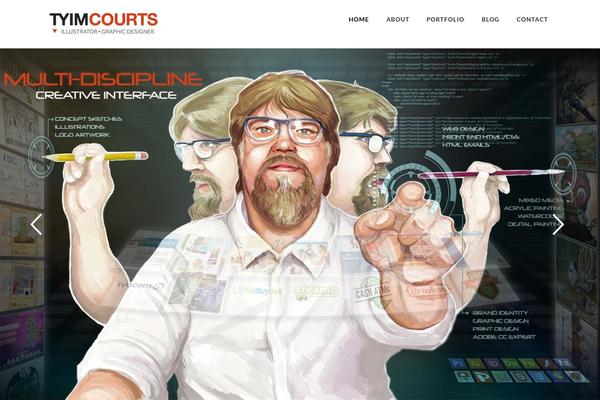 Creative Portfolio Responsive theme site design template sample