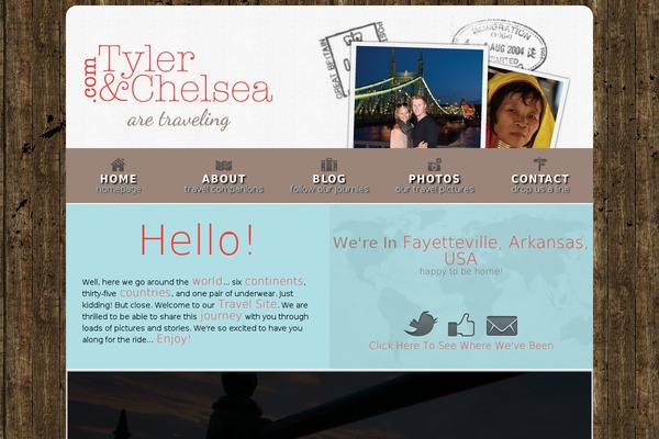 Travel theme site design template sample