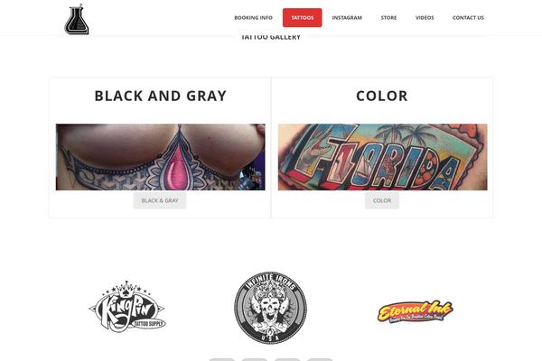 Jupiter theme site design template sample