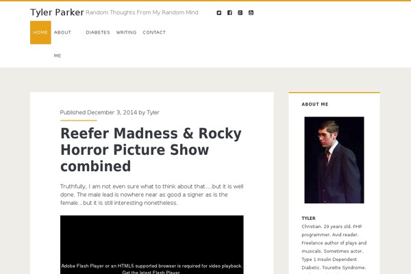 Ignite theme site design template sample