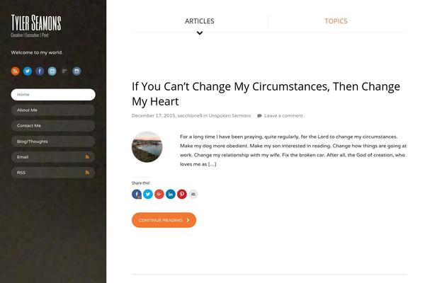 On Topic theme site design template sample