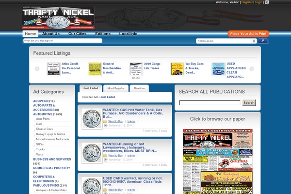 Site using Ad King Pro plugin