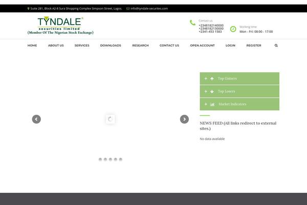 Site using continuous rss scrolling plugin