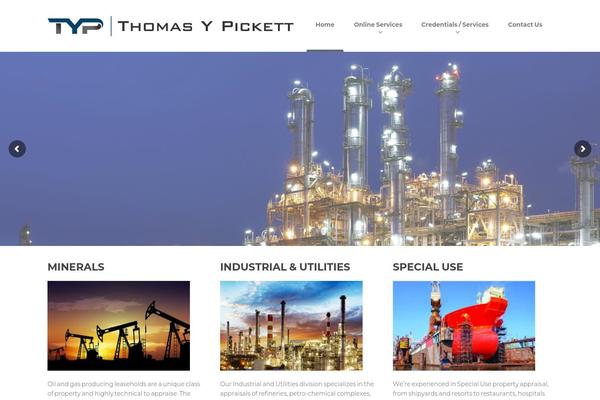 Site using Showcase - Visual Composer Addon plugin