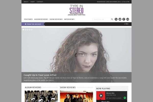 Backstreet theme site design template sample