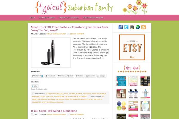 Magazine theme site design template sample