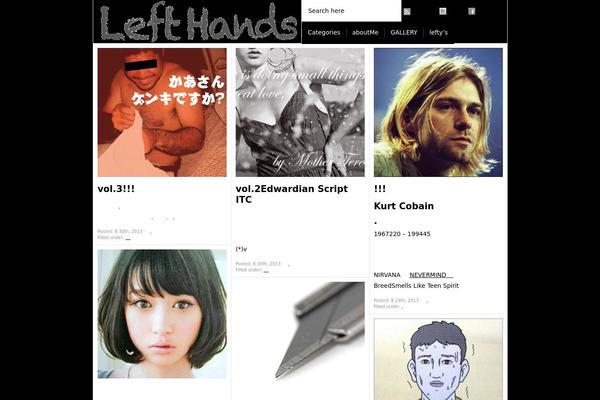 Paragrams theme site design template sample