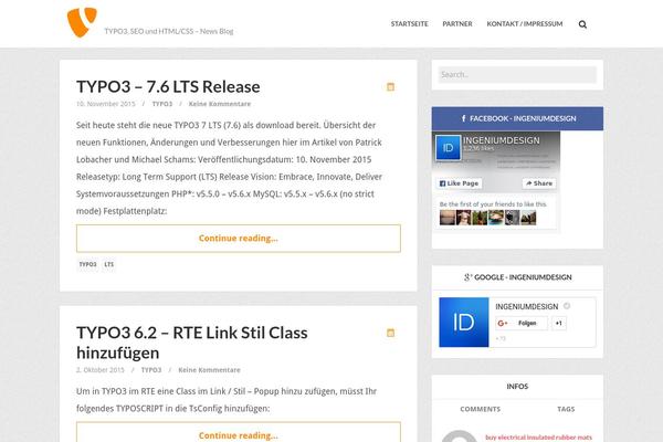 Breeze theme site design template sample