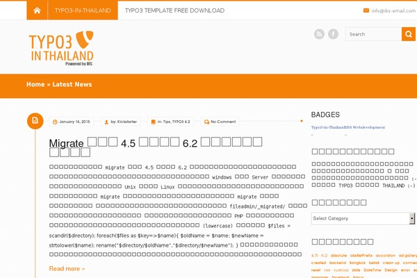 typo3-thailand.com site used Circle-free