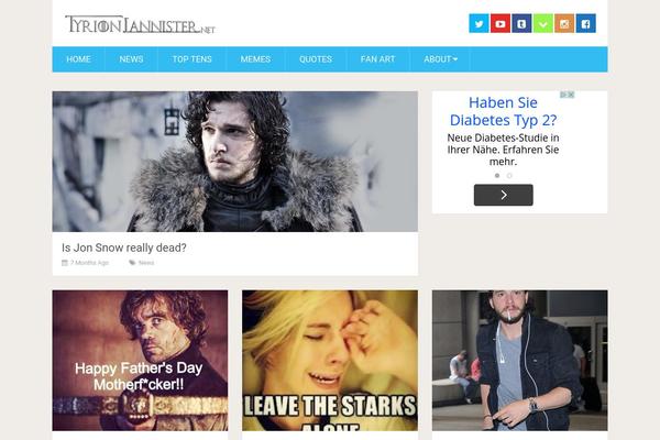 tyrionlannister.net site used Philosophy-blog