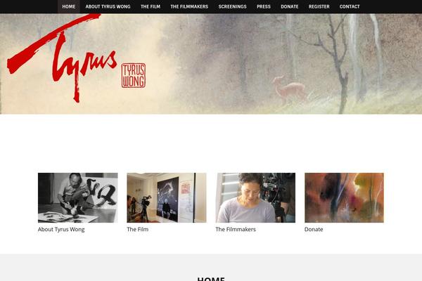 WP Simple theme site design template sample
