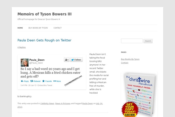 Twenty Twelve theme site design template sample