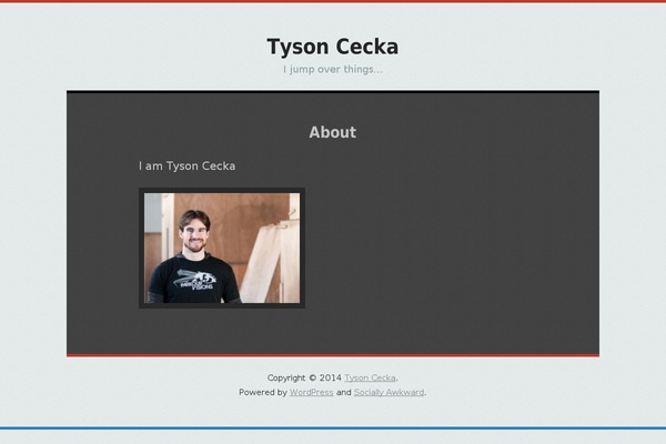 Socially Awkward theme site design template sample