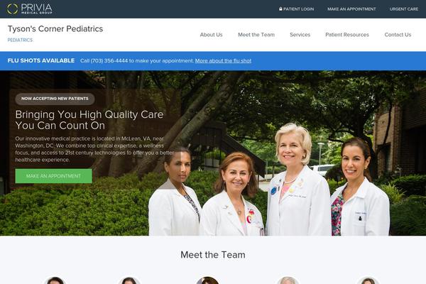tysonscornerpediatrics.com site used Priviaccs