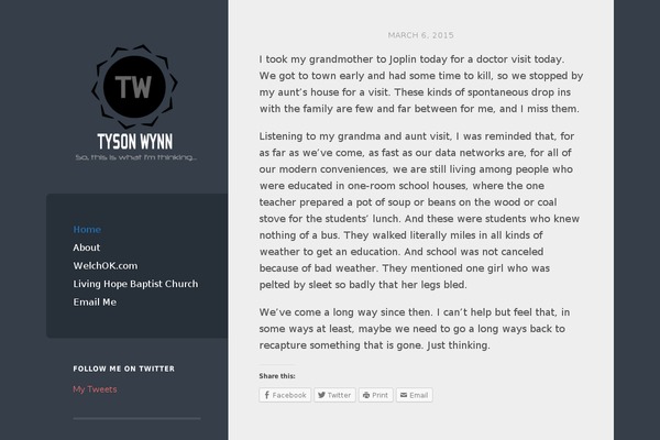 Wilson theme site design template sample